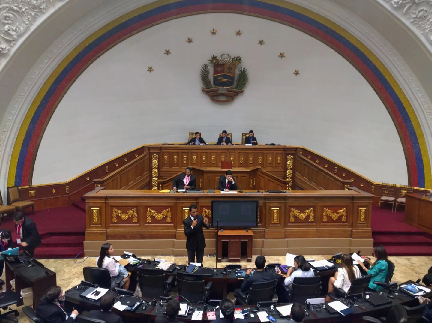 Venezuelan National Assembly chamber